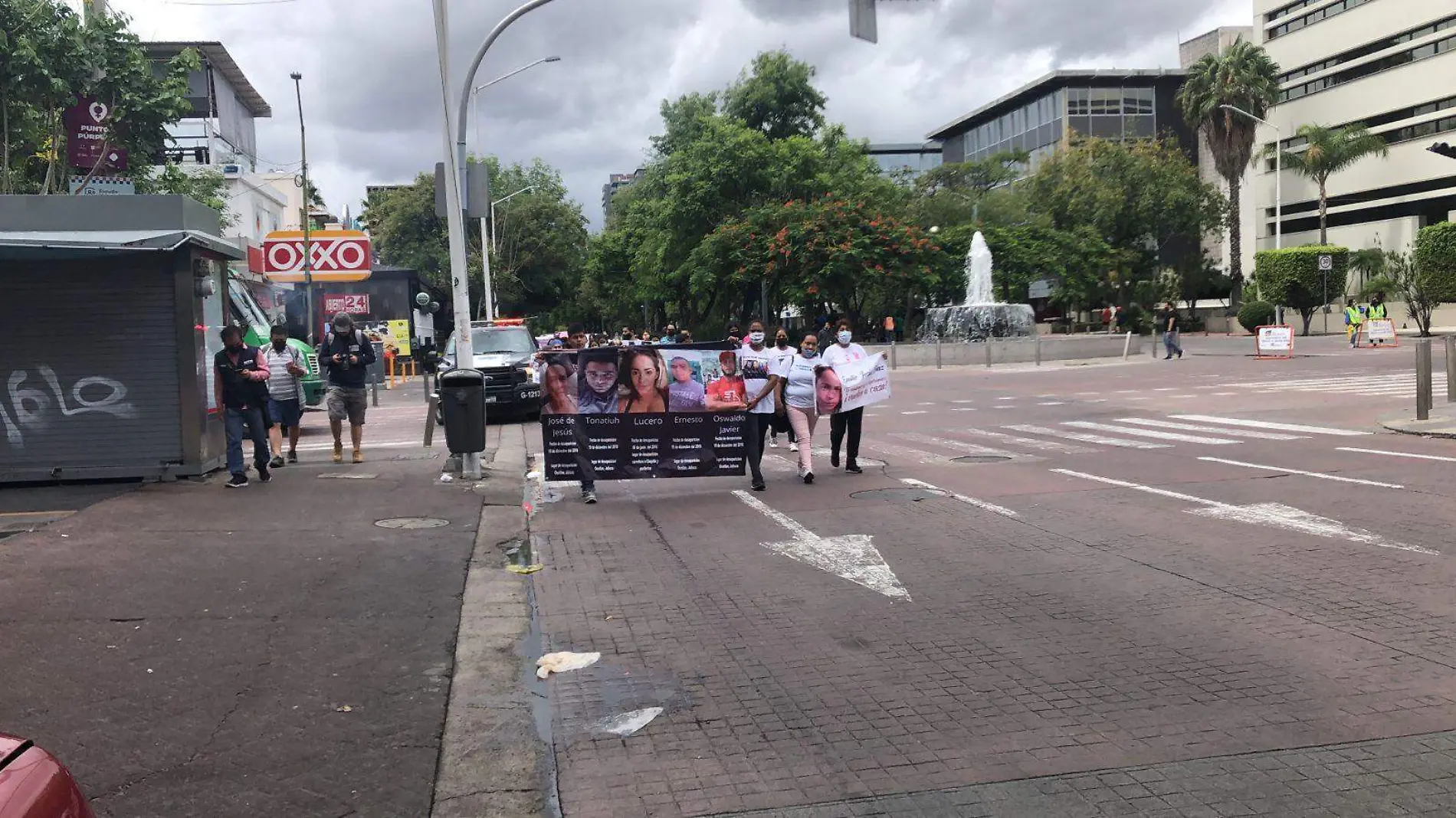 Manifestación de desaparecidos en Jalisco